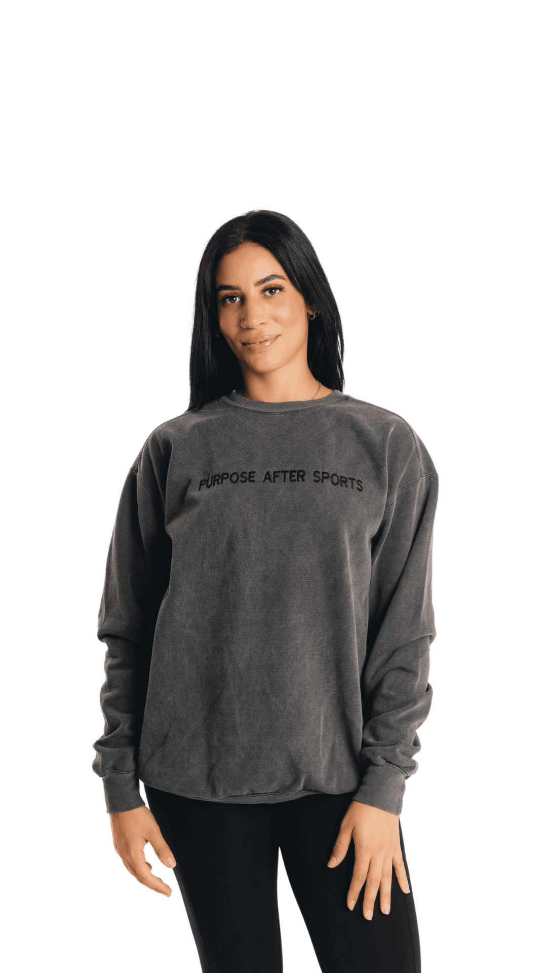 PAS Embroidered Crew Neck